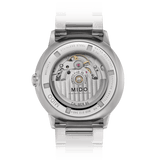 Mido Commander Automatic Gradient Blue Dial Silver Steel Strap Watch For Men - M021.407.11.411.01