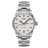 Mido Multifort Automatic Silver Dial Silver Steel Strap Watch For Men - M005.430.11.031.80