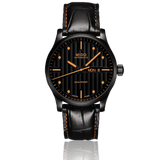 Mido Multifort Automatic Special Edition Black Dial Black Leather Strap Watch For Men - M005.430.36.051.80