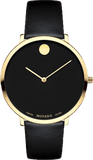 Movado 70th Anniversary Special Edition Black Dial 35mm Watch For Women - 0607137