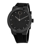 Movado Bold Fusion Black Dial Black Rubber Strap Watch for Men - 3600621