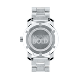 Movado Bold Silver Dial Silver Steel Strap Watch For Women - 3600084