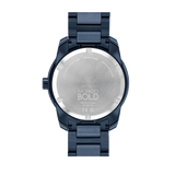 Movado Bold Verso Blue Dial Blue Steel Strap Watch for Men - 3600862