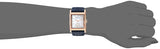 Movado Heritage Mother of Pearl White Dial Blue Leather Strap Watch For Women - 3650052