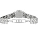 Movado Museum Classic Black Dial Silver Steel Strap Watch For Women - 0606858