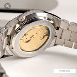 Citizen NJ0158-89W watch back showing movement
