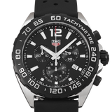 Tag Heuer Formula 1 Black Dial Black Leather Strap Watch for Men - CAZ1010.FT8024