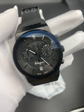 Salvatore Ferragamo Sapphire Black Dial Black Rubber Strap Watch for Men - SFHP00320