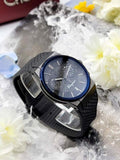 Salvatore Ferragamo Sapphire Black Dial Black Rubber Strap Watch for Men - SFHP00320