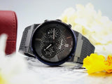 Salvatore Ferragamo Sapphire Black Dial Black Rubber Strap Watch for Men - SFHP00320