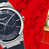 Salvatore Ferragamo Sapphire Blue Dial Blue Rubber Strap Watch for Men - SFHP00120