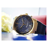 Salvatore Ferragamo Sapphire Chrono Blue Dial Blue Silicone Strap Watch for Men - SFME00221