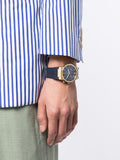 Salvatore Ferragamo Sapphire Chrono Blue Dial Blue Silicone Strap Watch for Men - SFME00221