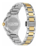 Salvatore Ferragamo Sapphire Silver Dial Two Tone Steel Strap Watch for Men - SFHP00520