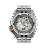 Seiko 5 GMT Sport Asia Exclusive Limited Edition Off White Dial Silver Steel Strap Watch for Men - SSK046K1