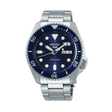 Seiko 5 Sports Automatic Analog Blue Dial Silver Steel Strap Watch For Men - SRPD51K1