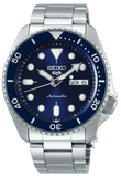 Seiko 5 Sports Automatic Analog Blue Dial Silver Steel Strap Watch For Men - SRPD51K1