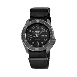 Seiko 5 Sports Automatic Black Dial Black NATO Strap Watch For Men - SRPD79K1