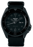 Seiko 5 Sports Automatic Black Dial Black NATO Strap Watch For Men - SRPD79K1