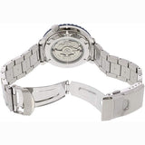 Seiko 5 Sports Automatic Blue Dial Silver Steel Strap Watch for Men - SRPC63J1