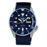 Seiko 5 Sports Automatic SKX Blue Dial Blue NATO Strap Watch For Men - SRPD51K2