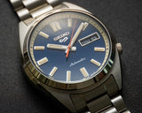 Seiko 5 Sports SNXS Automatic Blue Dial Silver Steel Strap Watch for Men - SRPK87K1