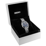 Seiko 5 Sports SNXS Automatic Blue Dial Silver Steel Strap Watch for Men - SRPK87K1