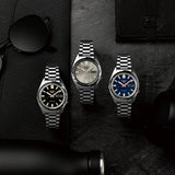 Seiko 5 Sports SNXS Automatic Blue Dial Silver Steel Strap Watch for Men - SRPK87K1