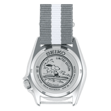 Seiko 5 Sports x Peanuts Surfboard Snoopy Limited Edition White Dial Two Tone NATO Strap Watch For Men - SRPK25K1