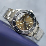 Seiko Prospex 55th Anniversary Edition Brown Dial Silver Steel Strap Watch For Men - SPB145J1