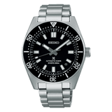 Seiko Prospex Automatic Diver Black Dial Silver Steel Strap Watch For Men - SPB051J1