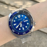 Seiko Prospex Save The Ocean Diver's Automatic Blue Dial Silver Steel Strap Watch for Men - SRPD21J1