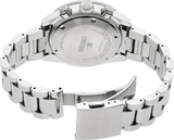 Seiko Prospex Solar Chronograph 1969 Re-interpretation Orange Dial Silver Steel Strap Watch for Men - SSC947