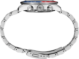 Seiko Prospex Speedtimer Solar Chronograph Blue Dial Silver Steel Strap Watch for Men - SSC913