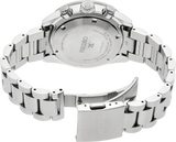 Seiko Prospex Speedtimer Solar Chronograph Grey Dial Silver Steel Strap Watch for Men - SSC939