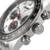 Seiko Prospex Speedtimer Solar Chronograph Silver Dial Silver Steel Strap Watch for Men - SSC911