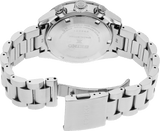 Seiko Prospex Speedtimer Solar Chronograph Yellow Dial Silver Steel Strap Watch for Men - SSC929