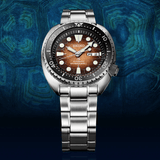 Seiko Prospex US Special Edition King Turtle Automatic Brown Dial Silver Steel Strap Watch for Men - SRPH55