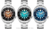 Seiko Prospex US Special Edition King Turtle Automatic Brown Dial Silver Steel Strap Watch for Men - SRPH55