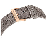 Swarovski Octea Chrono Grey Dial Grey Leather Strap Watch for Women - 5671153