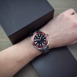 Tag Heuer Aquaracer Black Dial Silver Steel Strap Watch for Men - WAY101B.BA0746