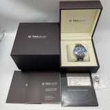 Tag Heuer Aquaracer Calibre 16 Blue Dial Silver Steel Strap Watch for Men - CAY211B.BA0927