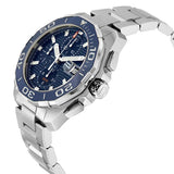 Tag Heuer Aquaracer Calibre 16 Blue Dial Silver Steel Strap Watch for Men - CAY211B.BA0927