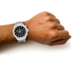 Tag Heuer Aquaracer Chronograph Black Dial Silver Steel Strap Watch for Men - CAY1110.BA0927