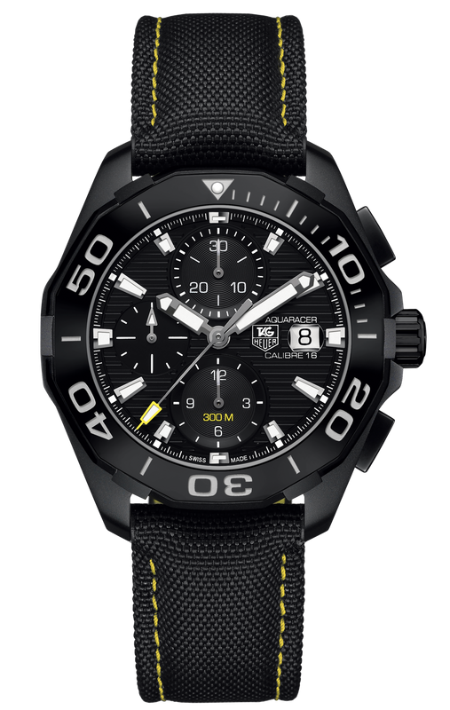 Tag Heuer Aquaracer PVD Black Dial Watch for Men - CAY218A.FC6361