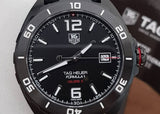 Tag Heuer Formula 1 Automatic Black Dial Black Rubber Strap Watch for Men - WAZ2115.FT8023