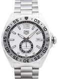 Tag Heuer Formula 1  Calibre 6 Automatic White Dial Silver Steel Strap Watch for Men - WAZ2013.BA0842