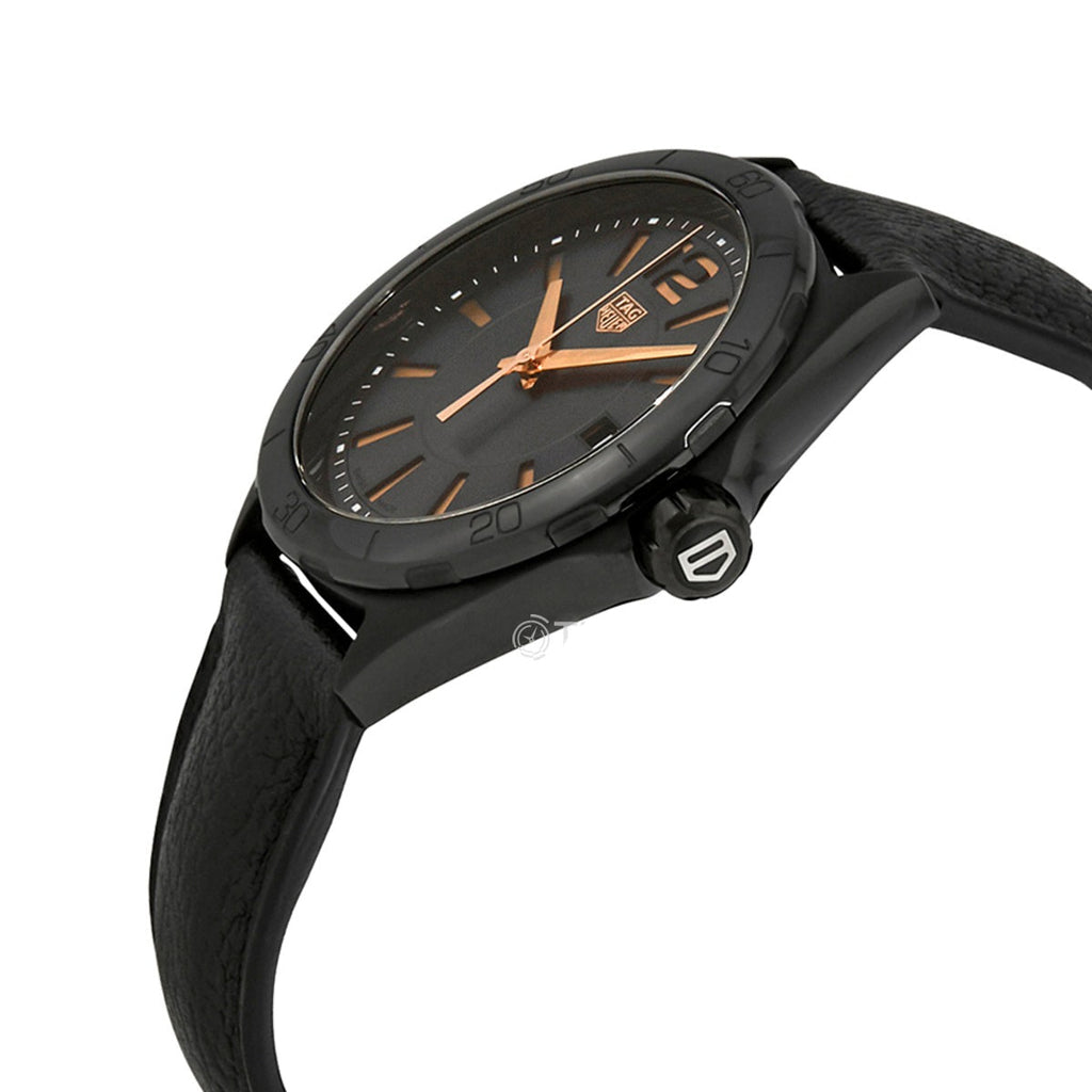 Tag Heuer Formula 1 Quartz Black Dial Black Leather Strap Watch for Women - WBJ1314.FC8230