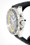 Tag Heuer Formula 1 Chronograph Black Dial Black Rubber Strap Watch for Men - CAZ101AC.FT8024