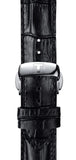 Tissot Ballade Powermatic 80 Cosc Black Dial Black Leather Strap Watch For Men - T108.408.16.057.00
